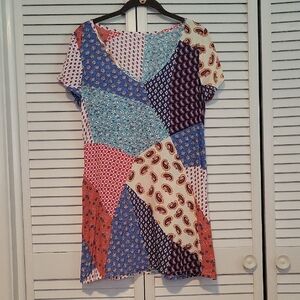 Colorful Patchwork Dress